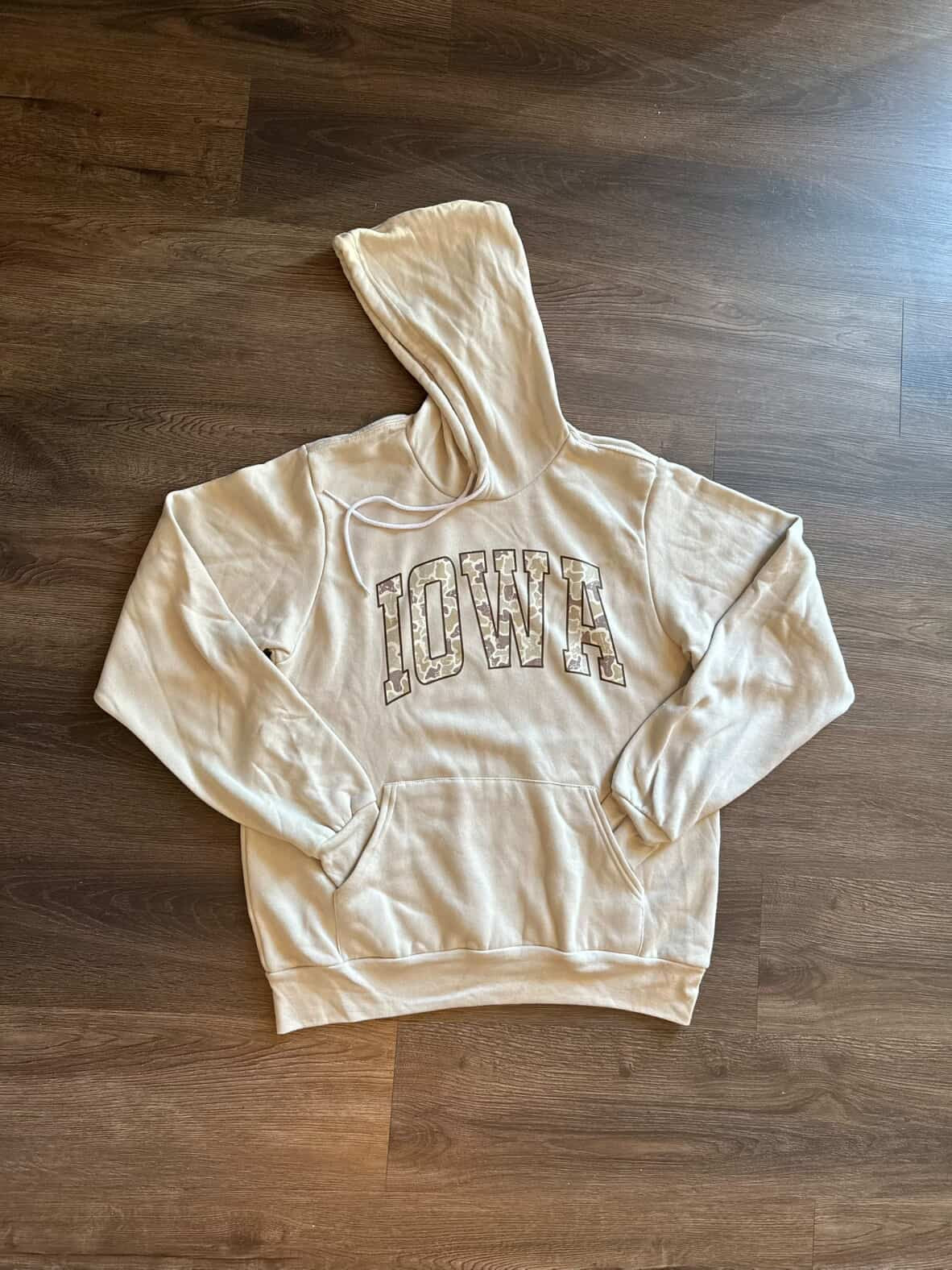 Iowa camo hoodie