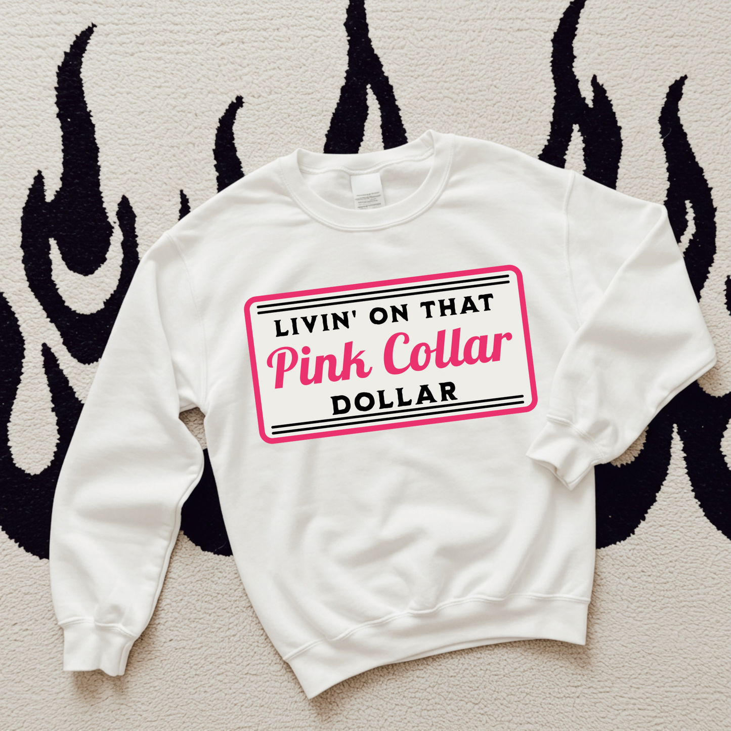 Pink Collar Tee & Crew