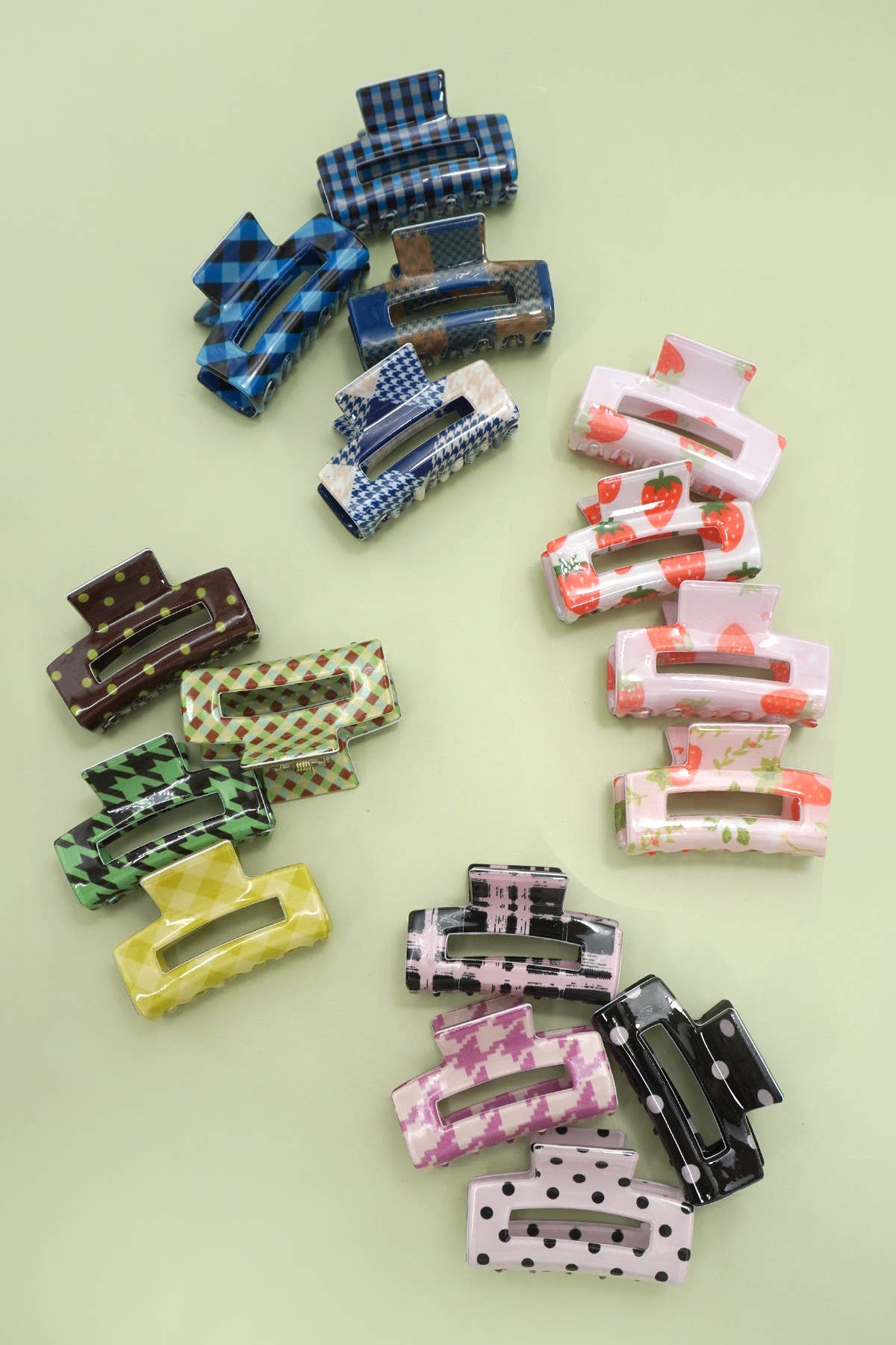 Set of 4 Small Claw Clips
