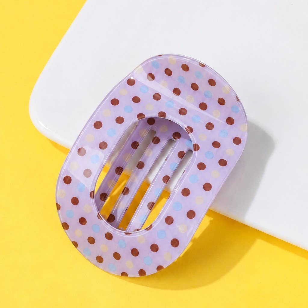 Oval Hair Claw Clip