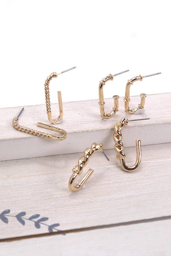 Rope Twist Earrings