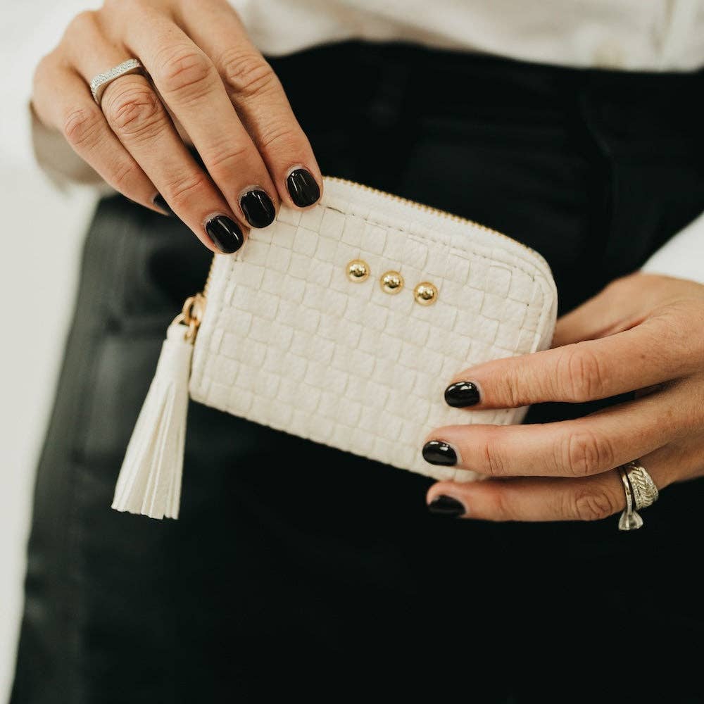 Small Woven Wallet