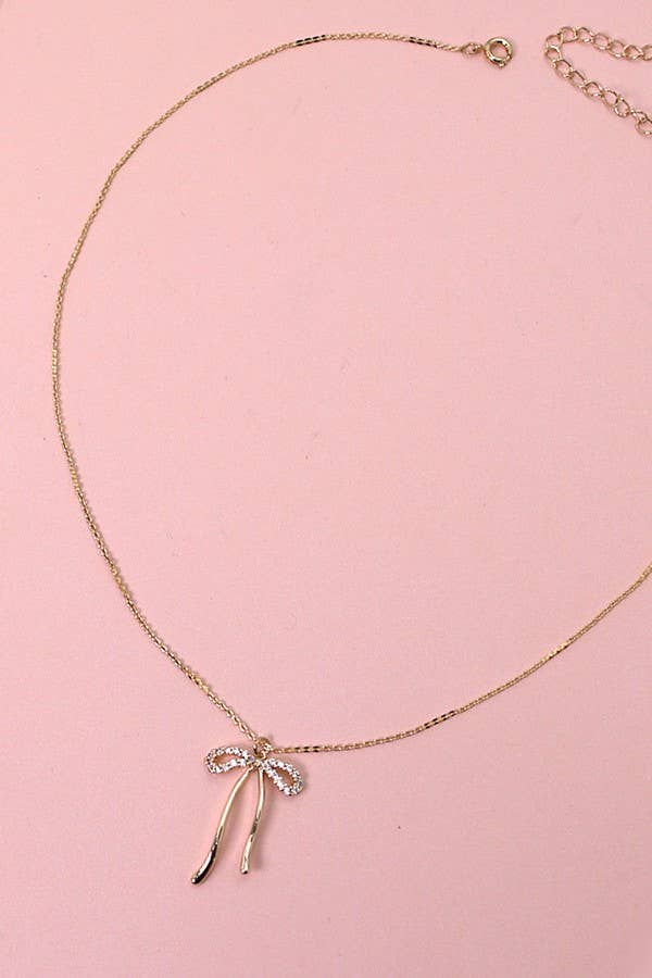 Bow Necklace