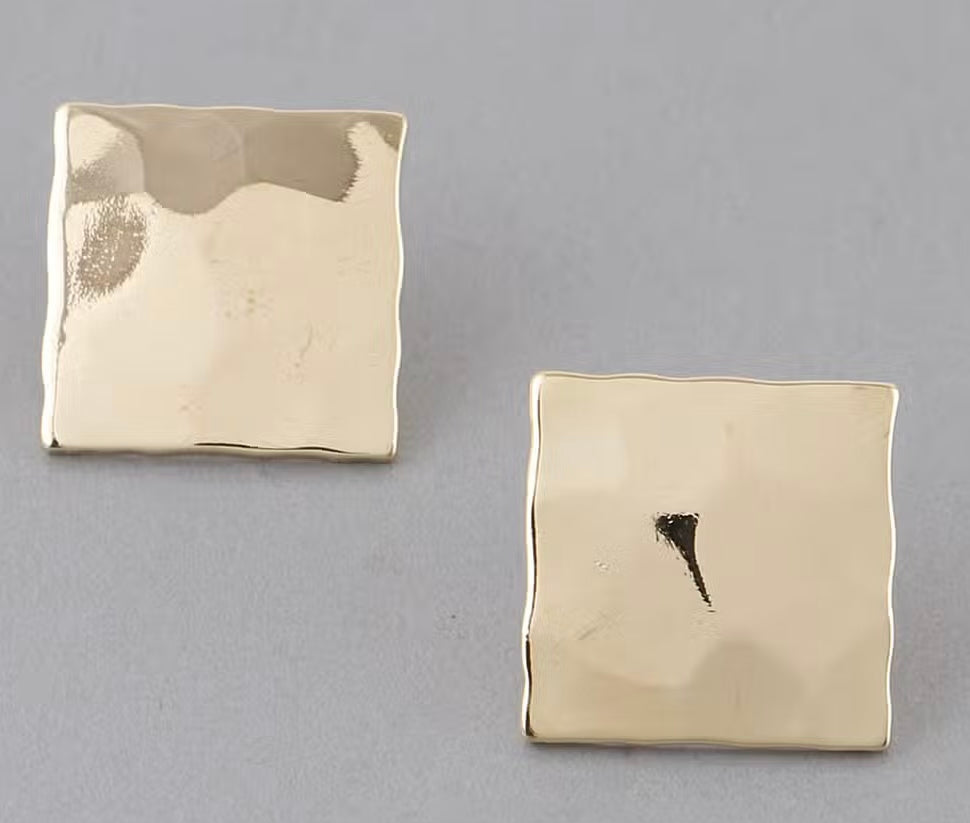 Square Stud Earrings