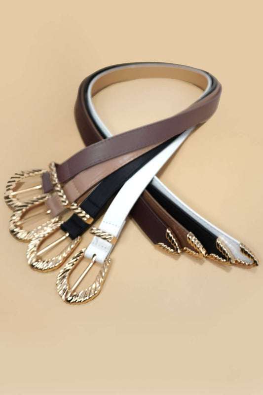 Faux Leather Belt