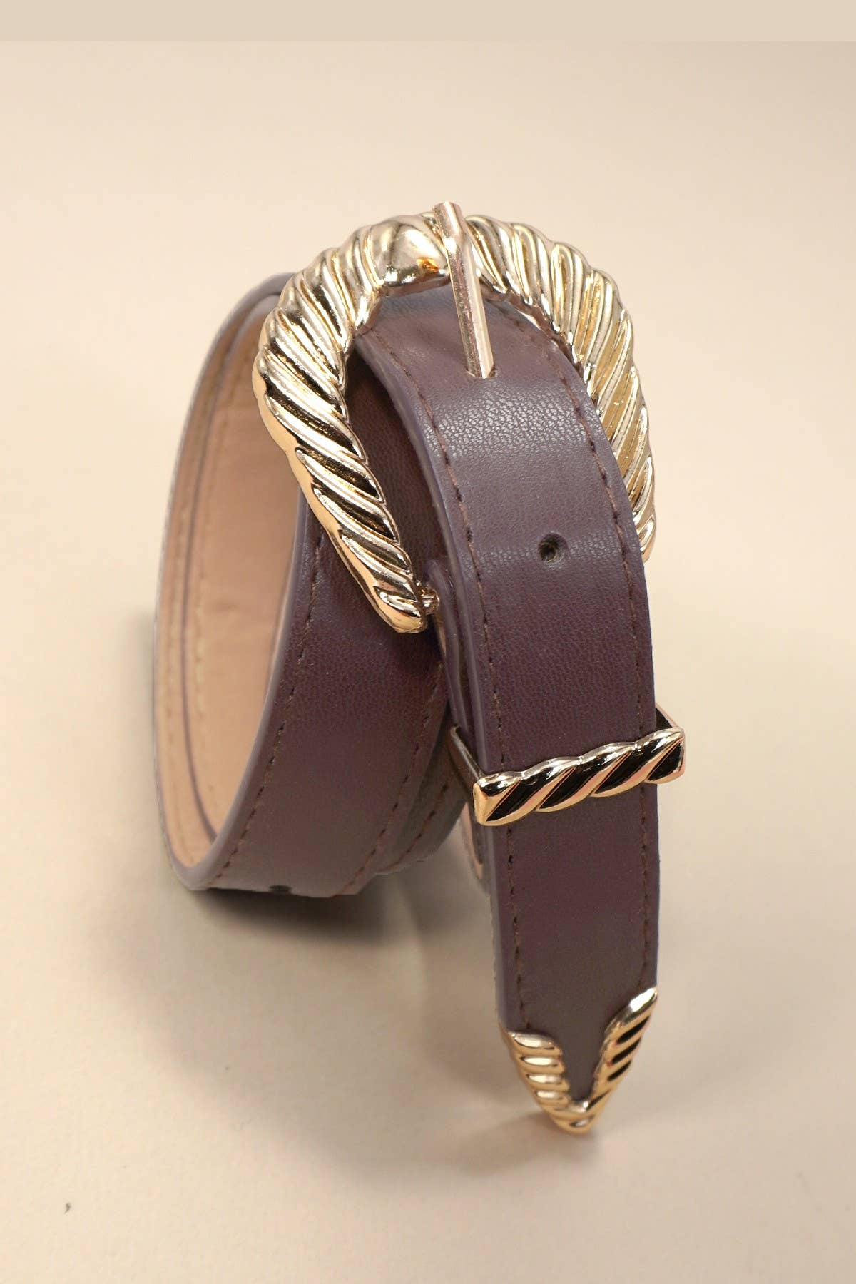 Faux Leather Belt
