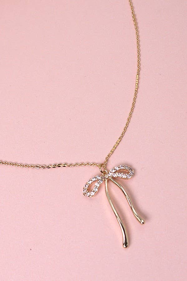 Bow Necklace