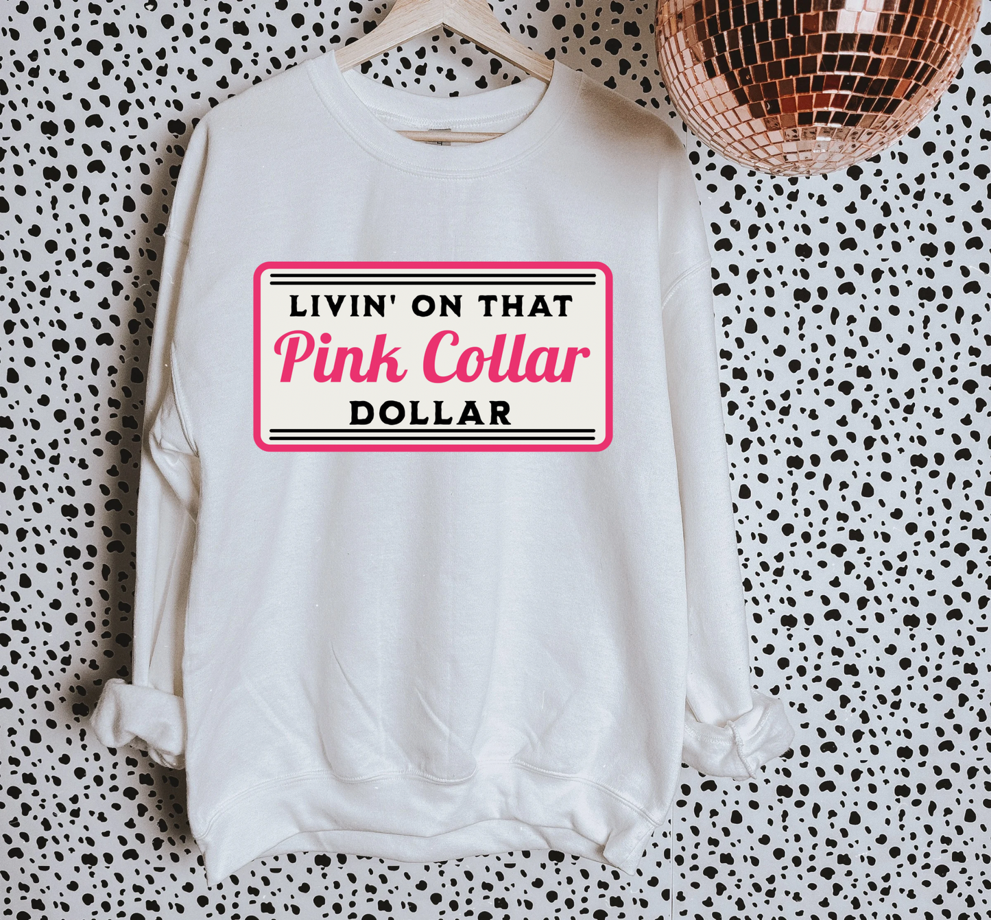 Pink Collar Tee & Crew