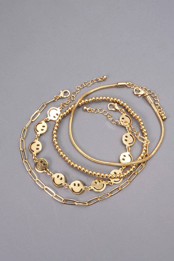 Smiley Bracelet Set