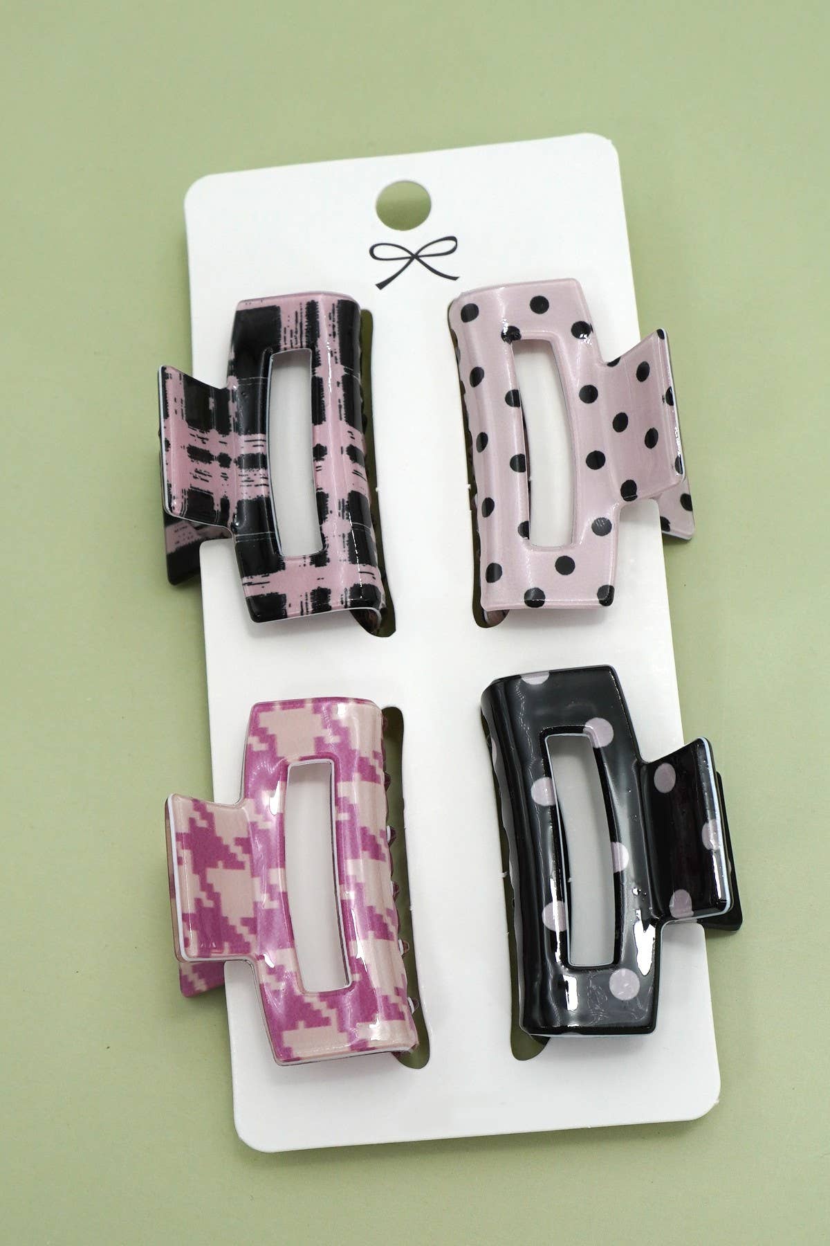 Set of 4 Small Claw Clips