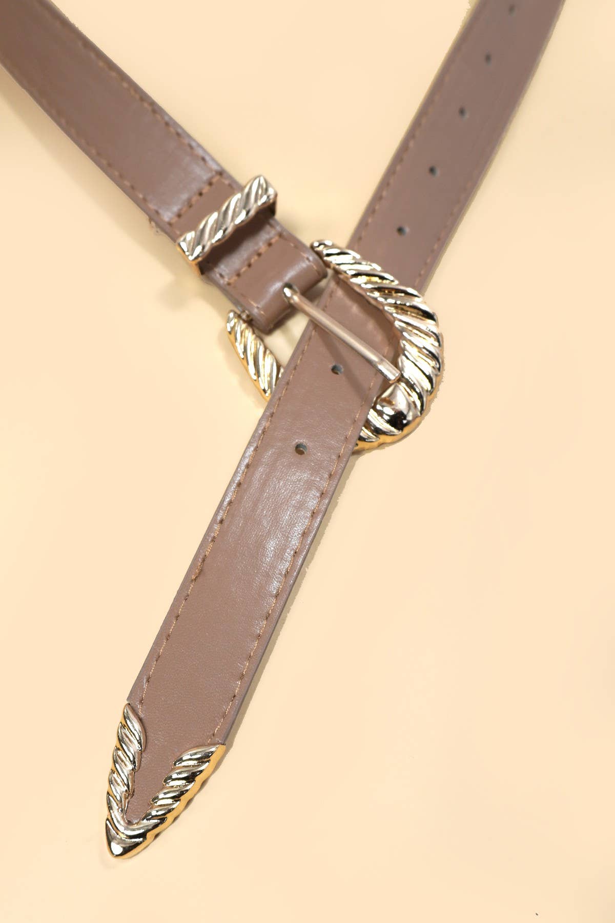 Faux Leather Belt