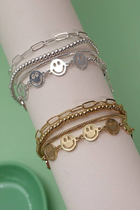 Smiley Bracelet Set