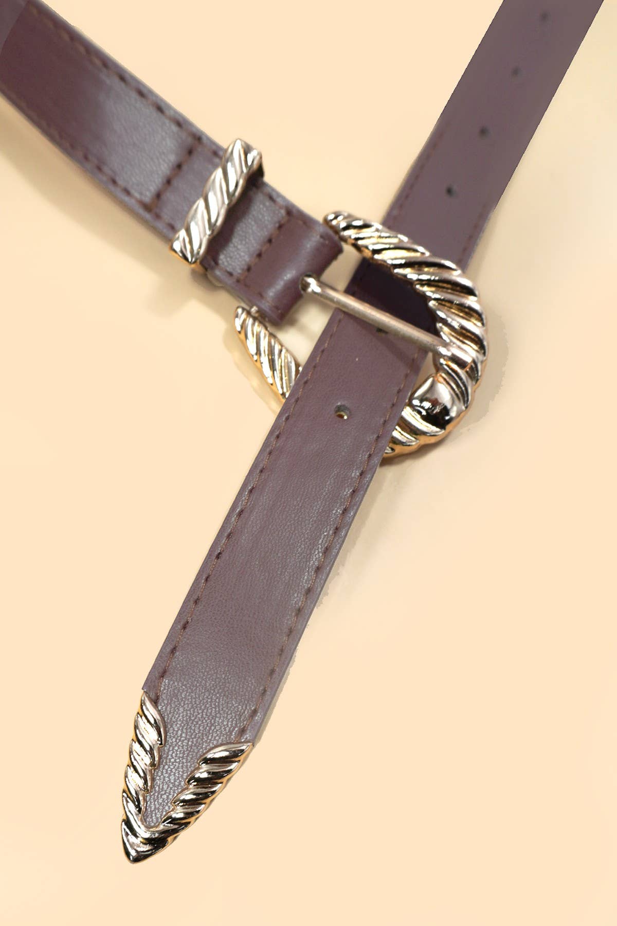 Faux Leather Belt