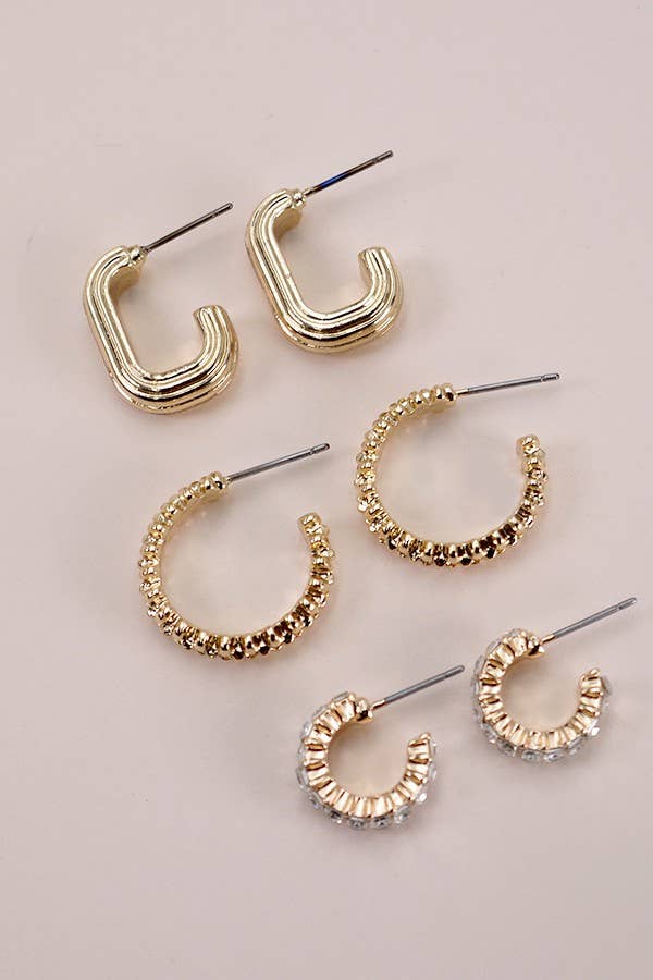 Rhinestone Hoops