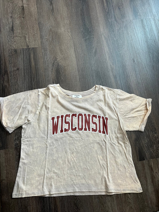 Wisconsin Cropped Tee