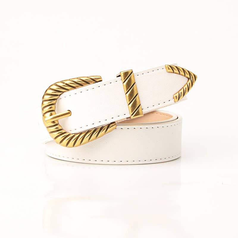 Faux Leather Belt