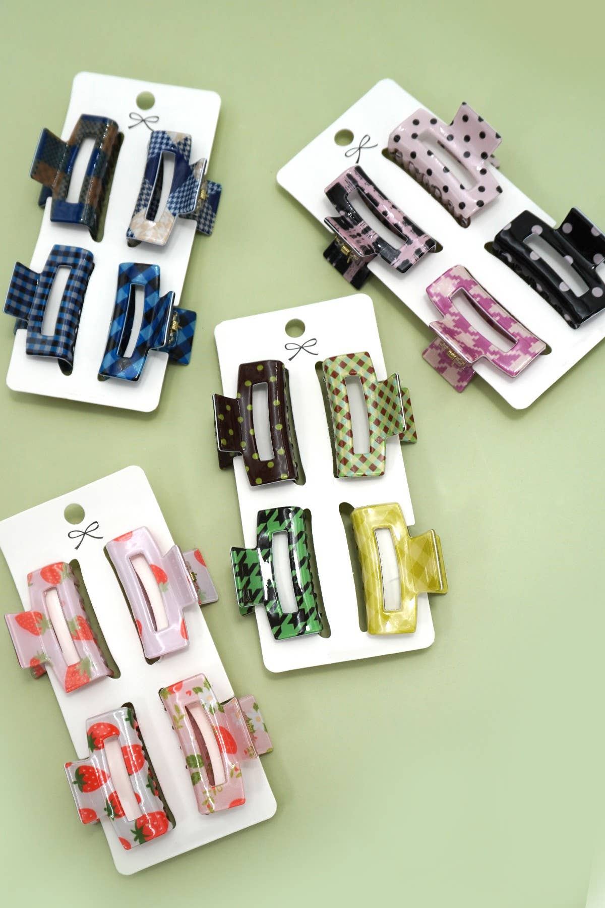 Set of 4 Small Claw Clips