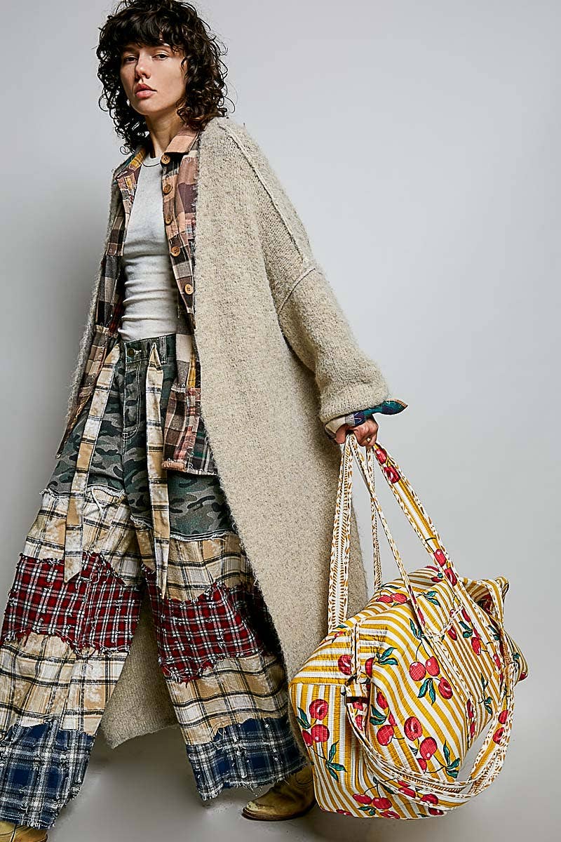 Cherry Quilted Bag