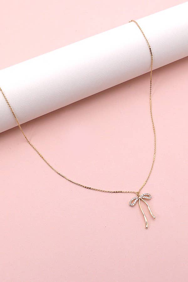 Bow Necklace