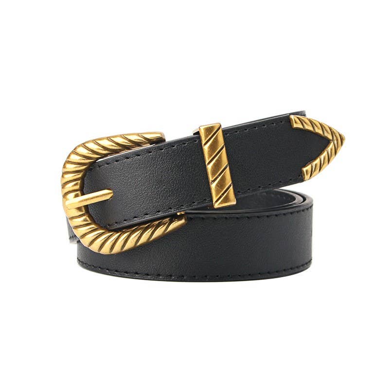 Faux Leather Belt