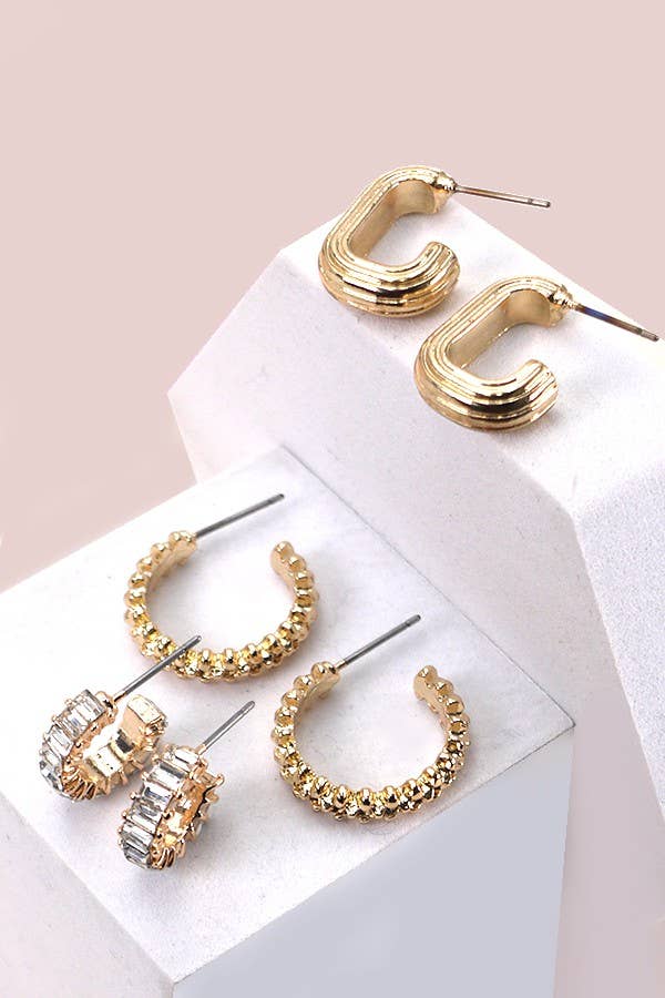 Rhinestone Hoops