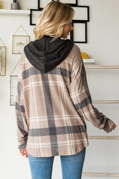 Timber Plaid Hoodie